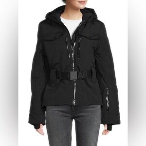Pajar Belted Ski Jacket with Fixed Hood
